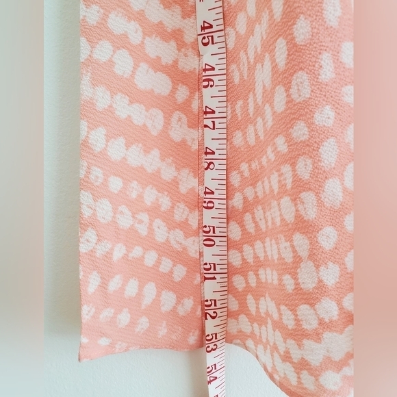 BCBG PARIS Off the Shoulder Sandy Dot Flowy Maxi dress Coral pink Size … - Picture 13 of 16